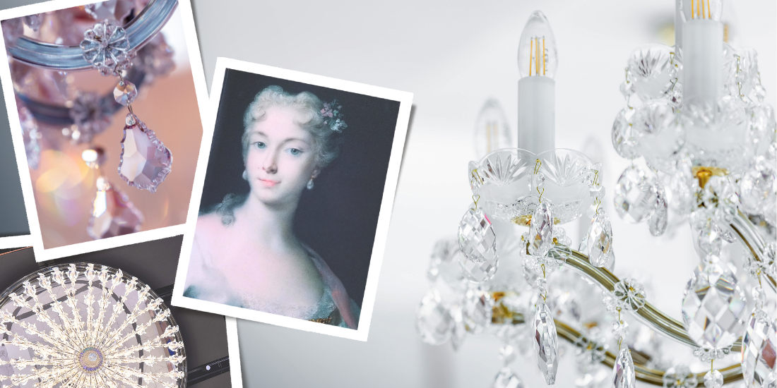 iconic chandelier—that's Maria Theresa