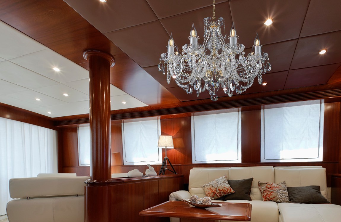 living room chandelier