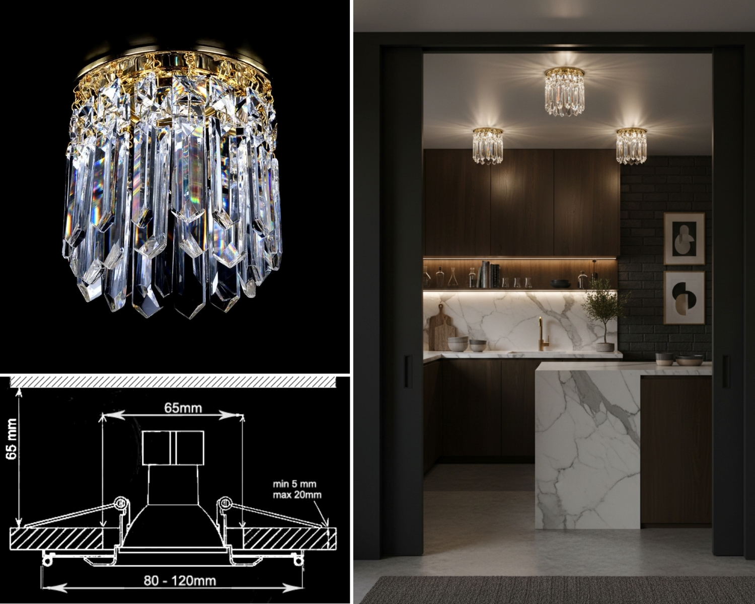 Spot light crystal B509CE