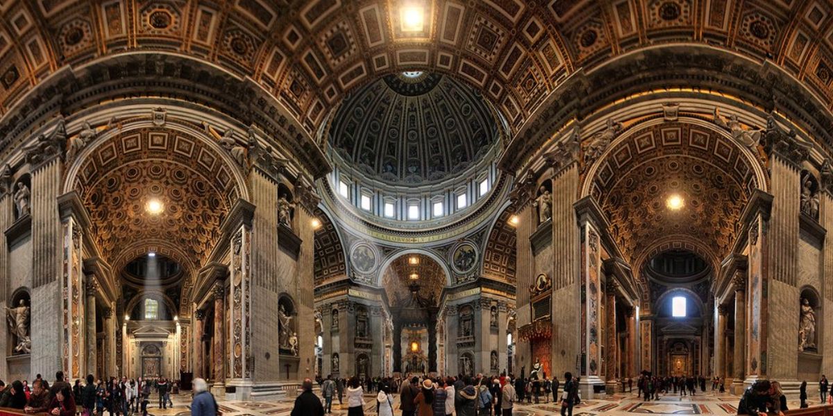 The magic of sunlight in St. Peter’s Basilica, Vatican City