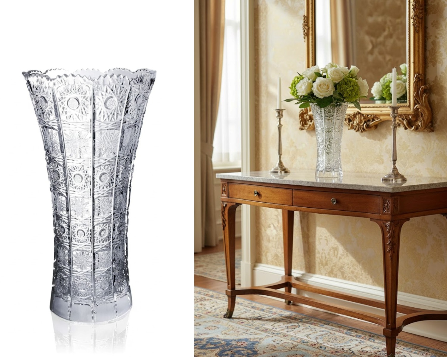 crystal cut vase 8019525-255