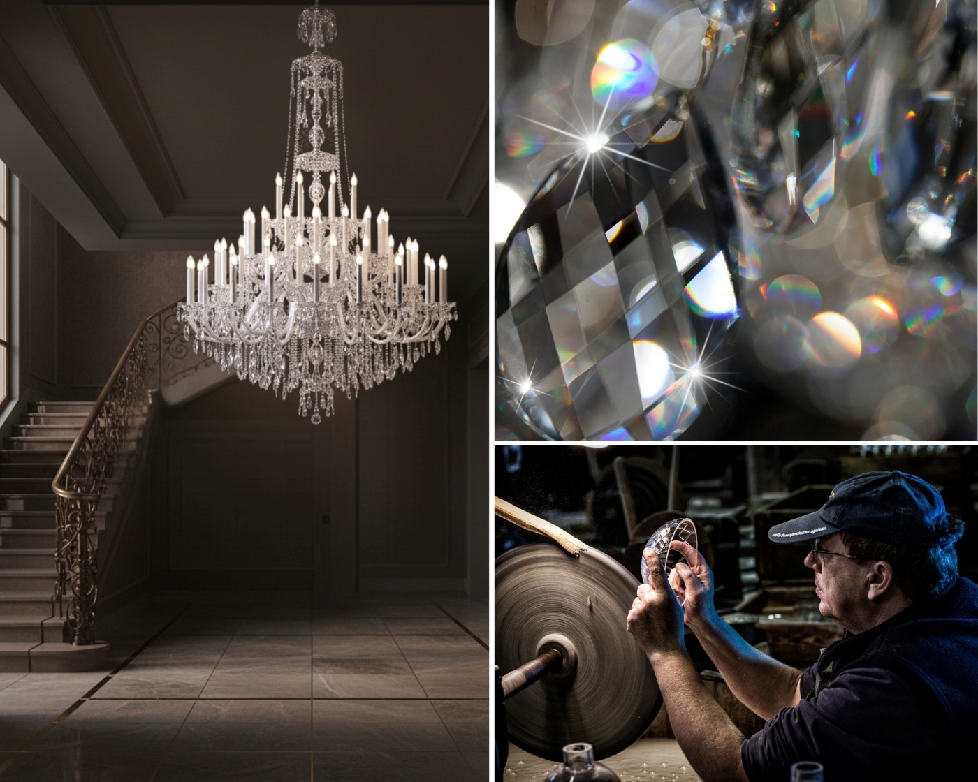 Crystal chandelier luxury Bohemia Crystal original EL1016401ELPB