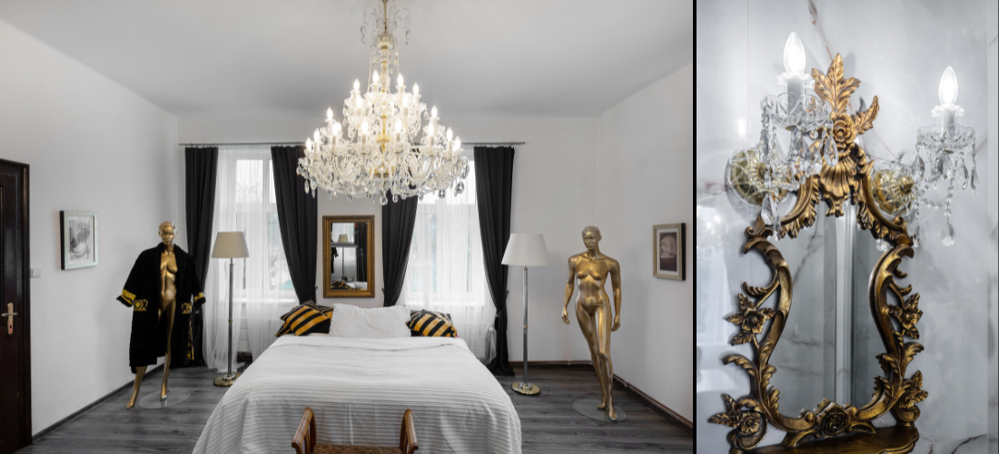 Charming Light Fixtures in a Private Villa in Liberec