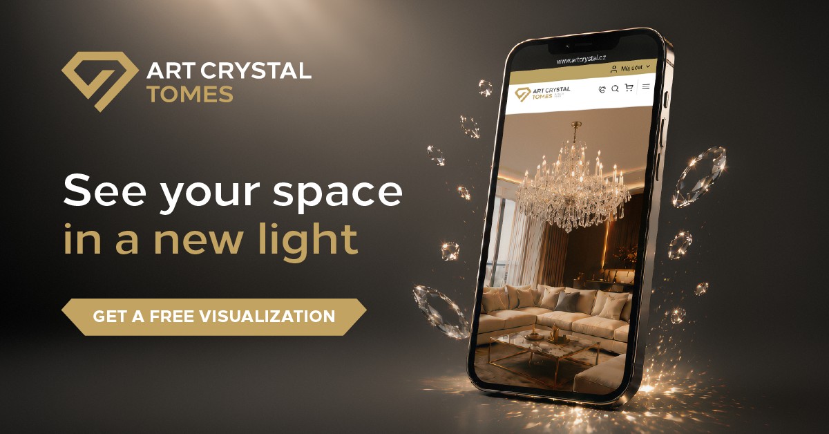 A free, realistic visualization of the chandelier right in your interior will help you compare different lighting options, sizes, and color tones before placing your order.