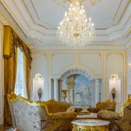 Chandeliers in chateau interior | ARTCRYSTAL.EU