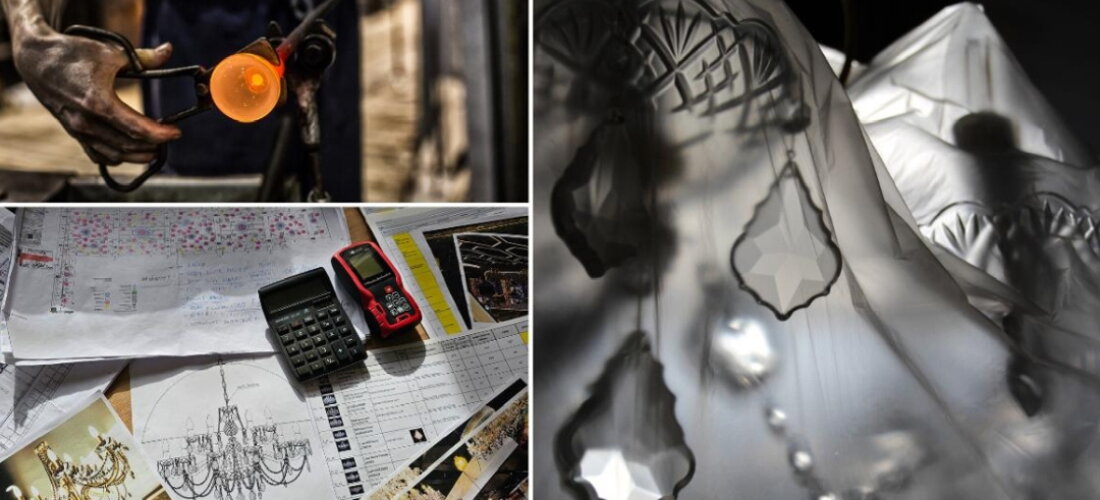 Handmade crystal chandeliers – ArtCrystal Tomeš