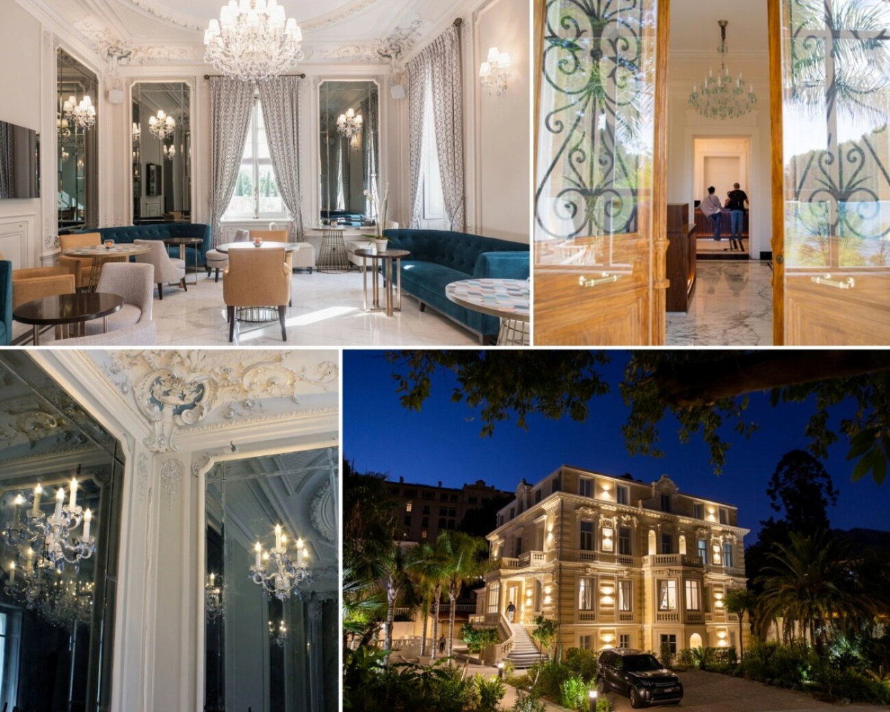 Five-star hotel Villa Genesis in Menton with elegant architecture