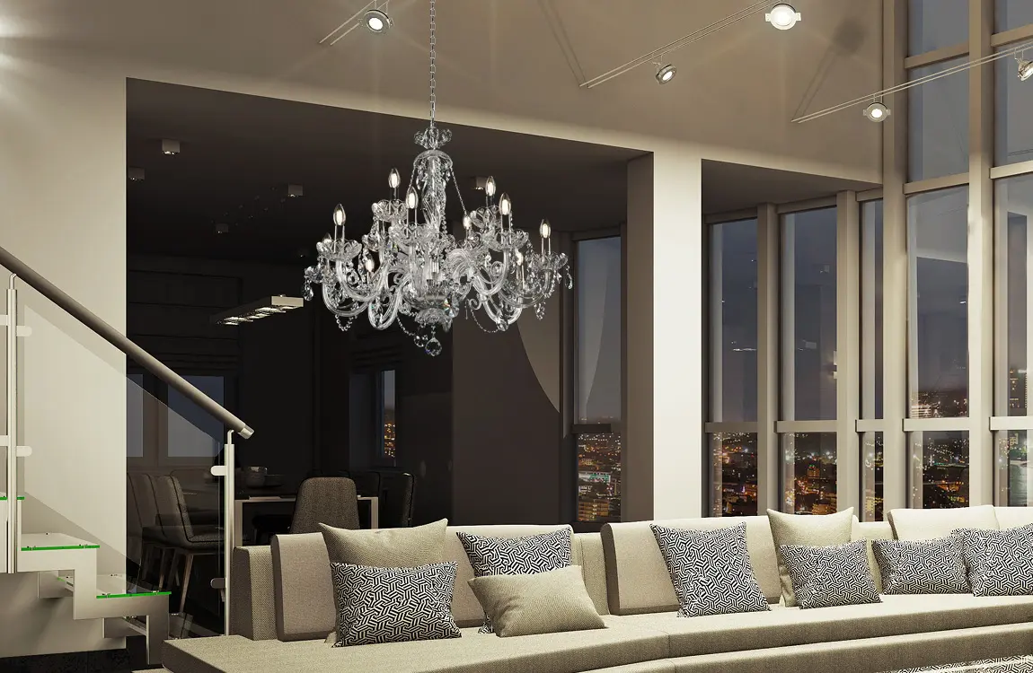 Bohemia Crystal Chandelier - perfect chandelier in the living room ...