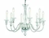 Glass chandelier Amelie 8 Ni