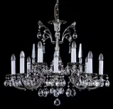 Chandelier cast brass L361CLNNi