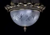 Brass chandelier L390