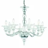 Glass chandelier Odetta 8 Ni