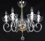 Clear Glass Chandelier EL225607