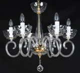 Clear Glass Chandelier EL225607