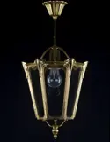 Brass chandelier L382