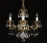 Brass chandeliers with trimmings L345CLN