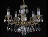 Chandelier cast brass L344CLN