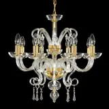 Clear Glass Chandelier AL059