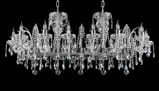 Chandelier crystal modern Bohemia Crystal original EL1021402 OVALPB 