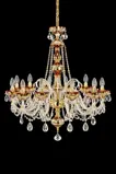 Chandelier crystal - painted AL106