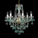 Chandelier with color trimmings L098CE 5005