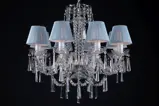 Chandelier crystal LLCH08S CRYSTAL-GREY