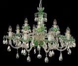 Crystal chandelier green EL6011215