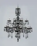 Chandelier crystal black ATCH8+4A