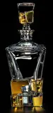 Carafe glass BG26107-gold