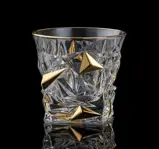 Whiskey glass set 2 pcs BG12107-gold