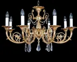 Brass chandeliers with trimmings EL8618091