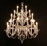 Crystal chandelier Eugene L Historic Ni