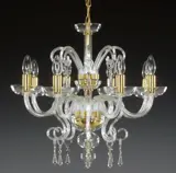 Clear Glass Chandelier AL059