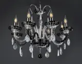 Chandelier crystal black EL619818N