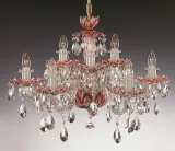 Crystal chandelier ruby EL601917