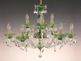 Crystal chandelier green EL660915