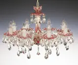 Crystal chandelier ruby EL601817