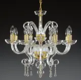 Clear Glass Chandelier AL059