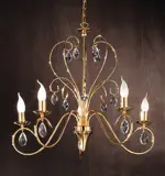 Chandelier with metal arms OLU16585