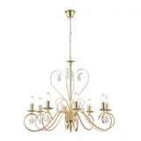 Chandelier with metal arms OLU16588