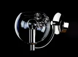Crystal wall lamp N-PRI-01Ni