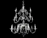 Clear Glass Chandelier LW513200100G