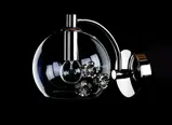 Crystal wall lamp N-PRI-01Ni