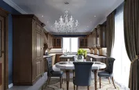 Kitchen Crystal Chandeliers EL1028+402SHPB