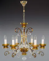 Glass chandelier EL414600 topas