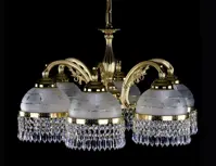 Brass chandelier LA099CLN