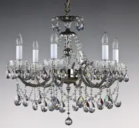 Brass cut crystal chandelier L307CENi 8006*