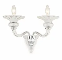 Wall lamp glass Odetta N2 Ni