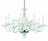 Clear Glass Chandelier Amadeus 8 Ni
