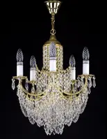 Chandelier with metal arms L264CLN